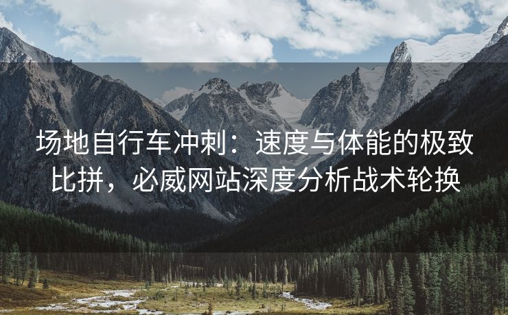 场地自行车冲刺：速度与体能的极致比拼，必威网站深度分析战术轮换